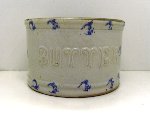 Unsigned         Spongeware Butter Crock