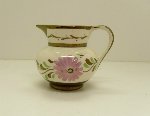 Gray's              Pottery, Hanley, England, Handpainted Copper Lustre Pitcher