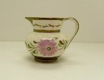Gray's Pottery, Hanley, England, Handpainted Copper Lustre Pitcher